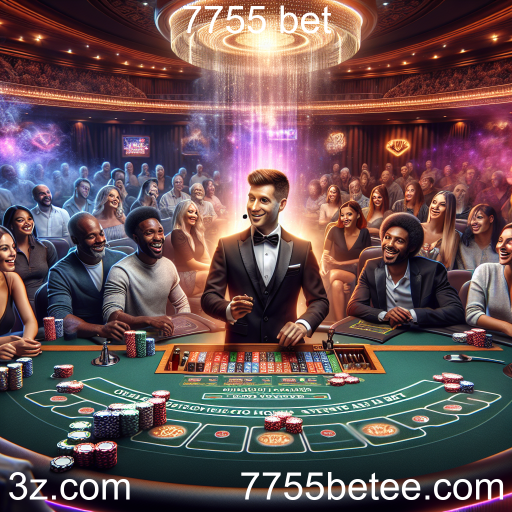 Experiência de Jogo Imersiva com a Categoria 'Ao Vivo' da 7755 Bet